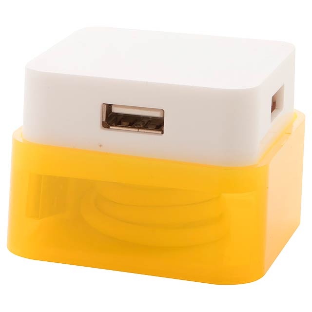 Dix - USB hub - yellow