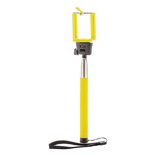 Self teleskopická tyč na selfie foto - žlutá