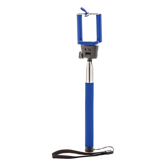 Self teleskopická tyč na selfie foto - modrá
