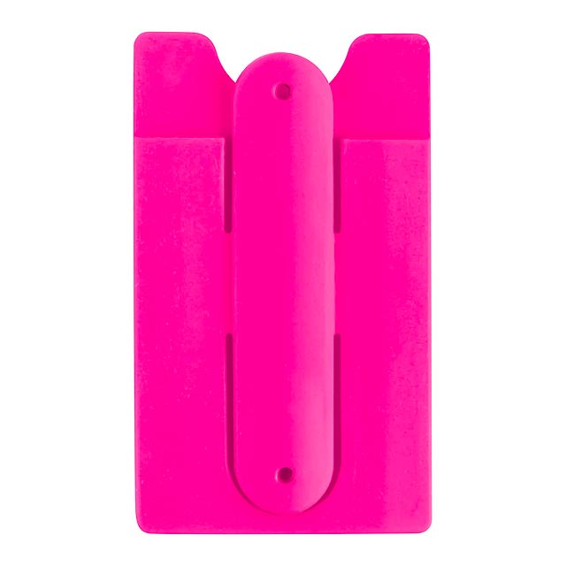 Card Holder Mobile Holder - fuchsia