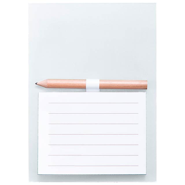 Yakari - magnetic notepad - white