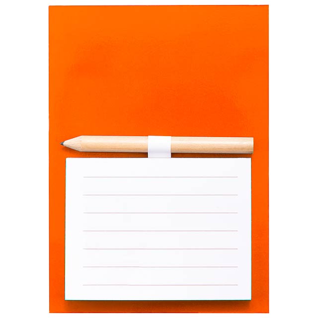 Yakari - magnetic notepad - orange