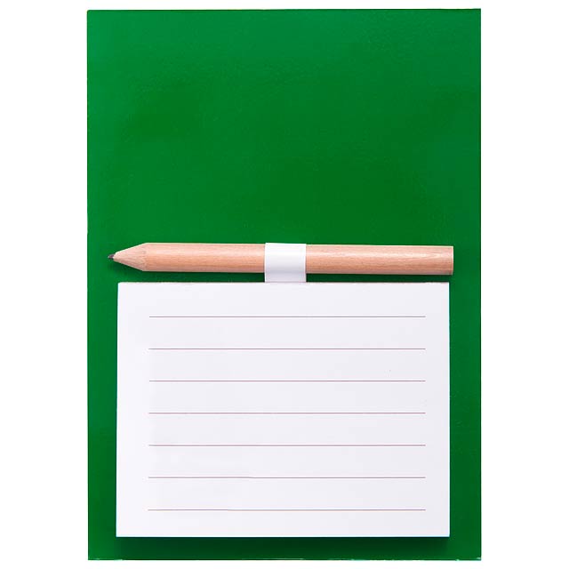 Yakari - magnetic notepad - green