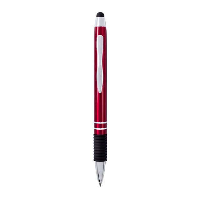Balty dotykové kuličkové pero - červená