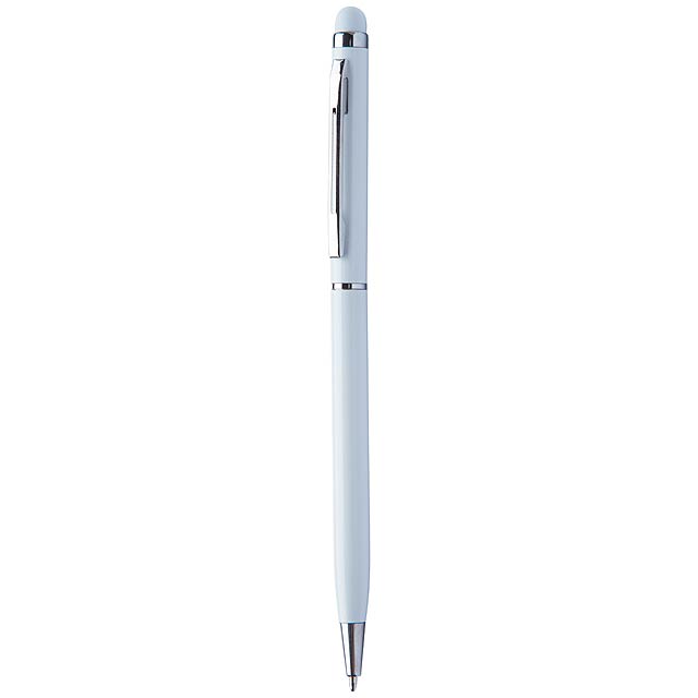 Byzar - Touchpen mit Kugelschreiber  - Weiß 