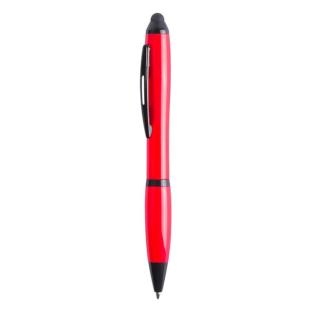 Lombys dotykové kuličkové pero - červená