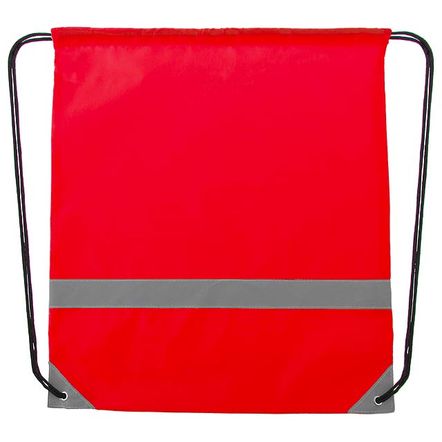 Visibility Drawstring Bag - red