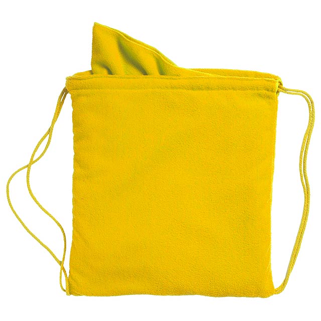 Kirk ručník v pytlíku - žlutá