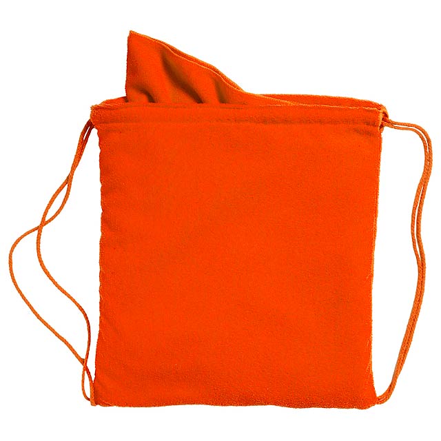Kirk ručník v pytlíku - oranžová