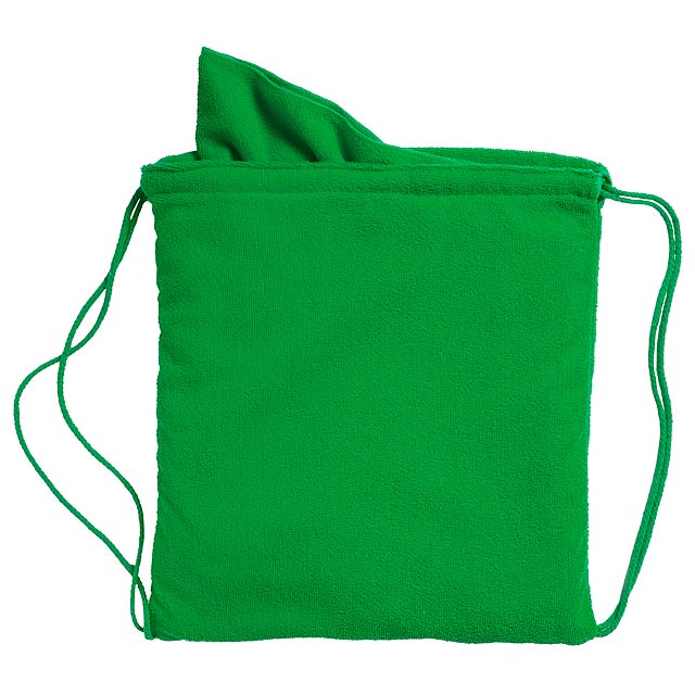 Kirk ručník v pytlíku - zelená