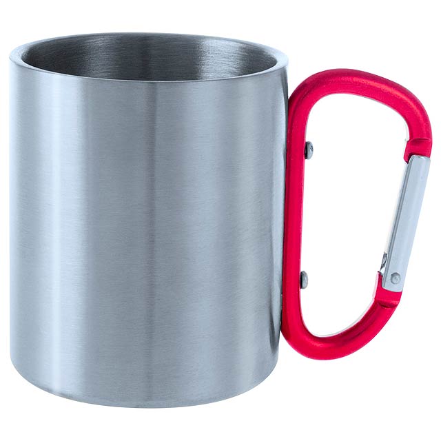 Metal Mug - red