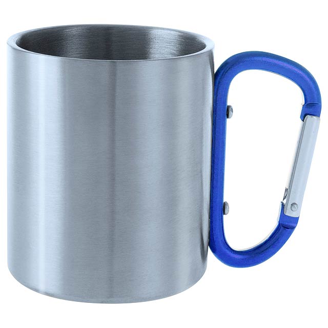 Metalltasse - blau