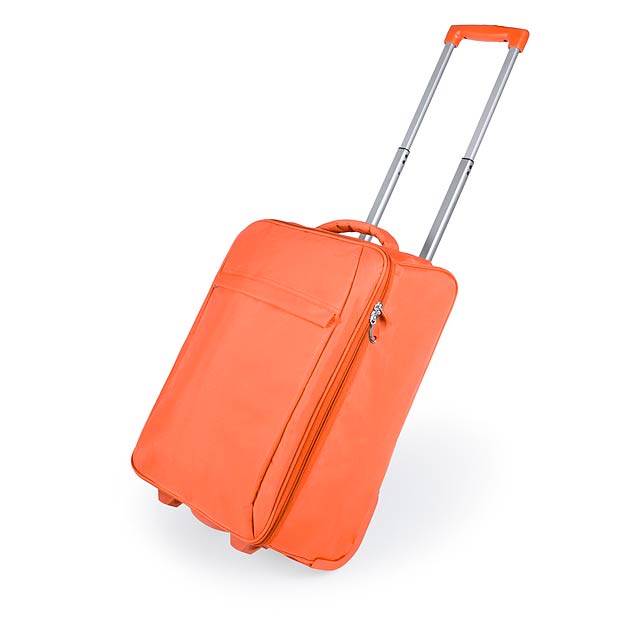 Dunant skládací kufr na kolečkách - oranžová