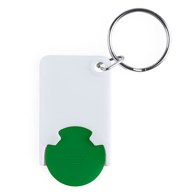 Zabax přívěšek na klíče se žetonem - zelená