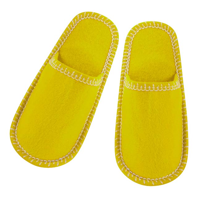 Cholits pantofle - žltá