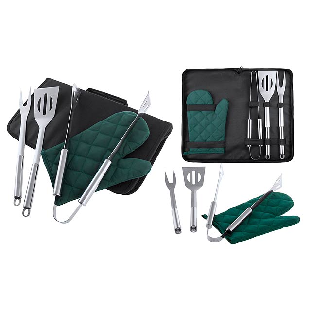 Rustik BBQ set - multicolor