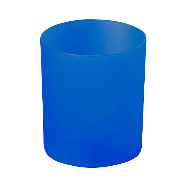 Fiobix svíčka se světlem - modrá