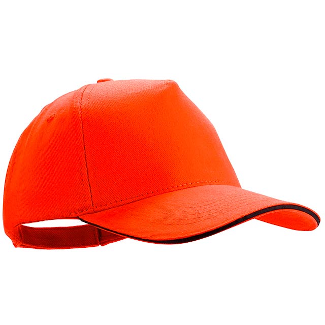 Kisse baseballová čepice - oranžová