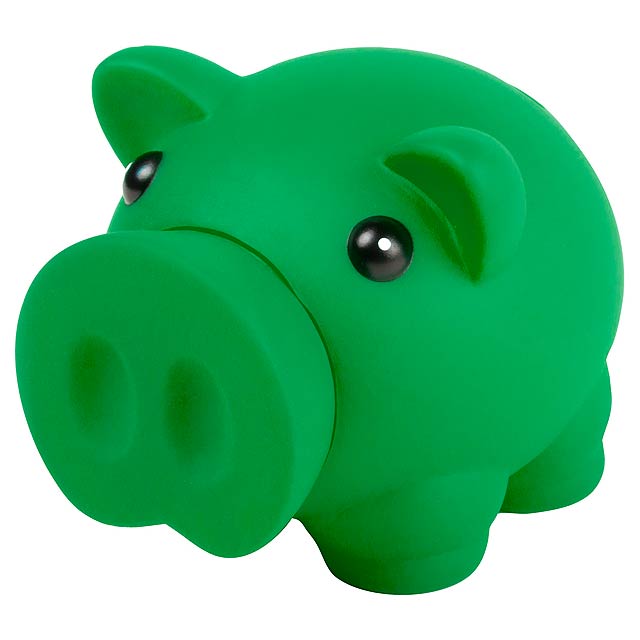 Schwein Spardose - Grün