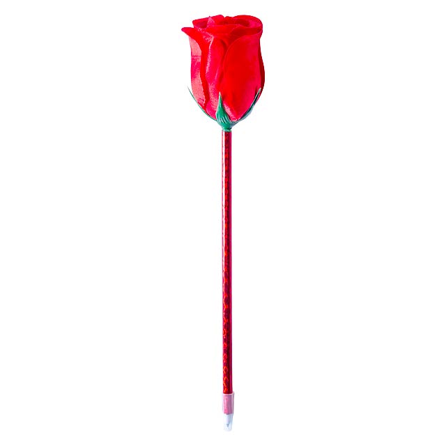 Crisant kuličkové pero, růže - červená