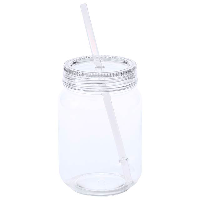 Sirex - jar cup - transparent white