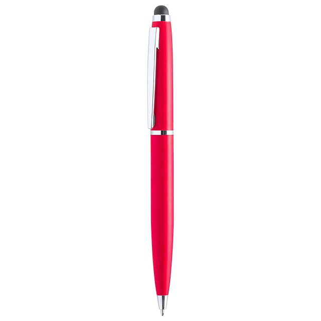 Walik dotykové kuličkové pero - červená