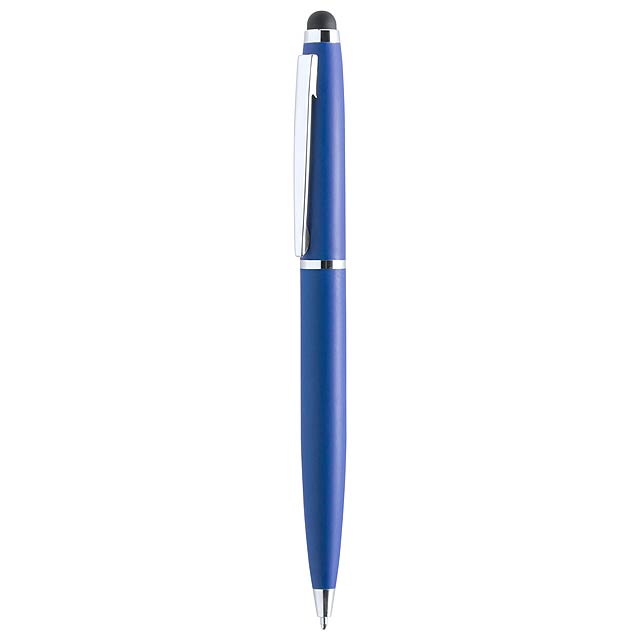 Walik dotykové kuličkové pero - modrá