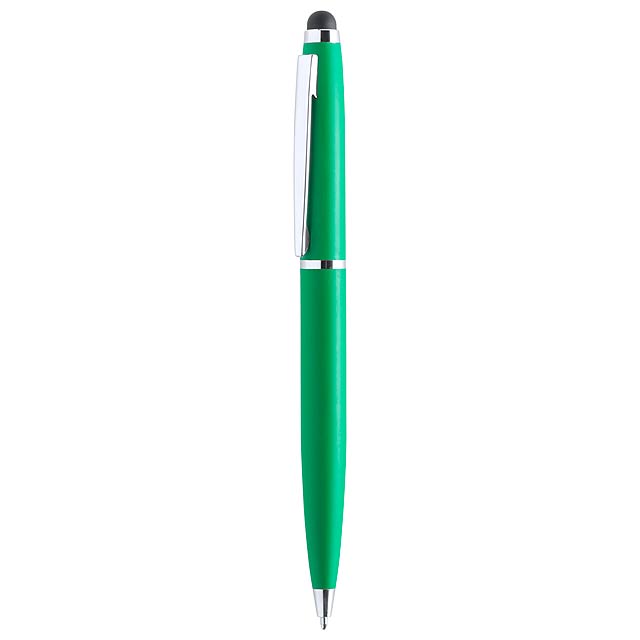 Walik dotykové kuličkové pero - zelená