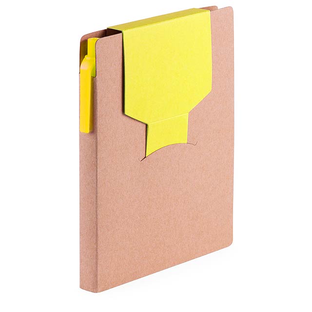 Cravis - notebook - yellow