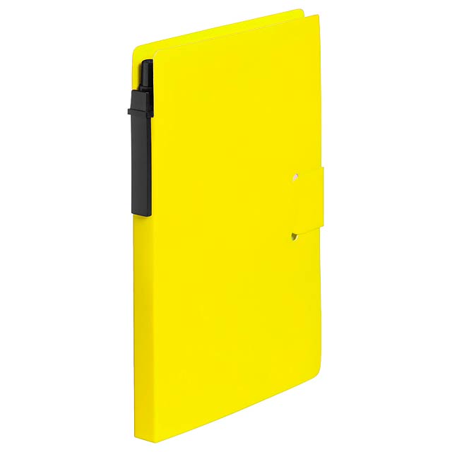 Prent - notebook - yellow