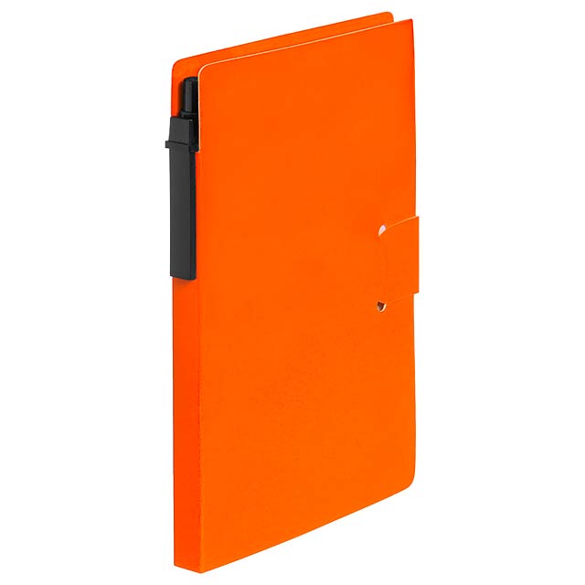 Prent - notebook - orange