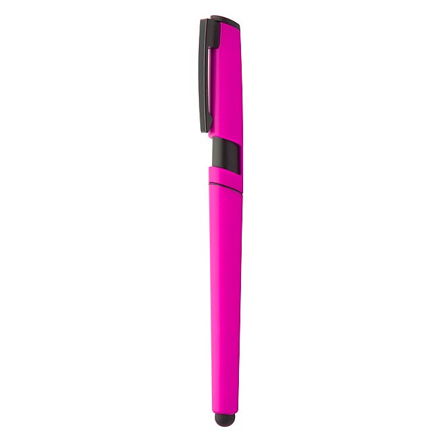 Mobix dotykové kuličkové pero - fuchsiová (tm. ružová)