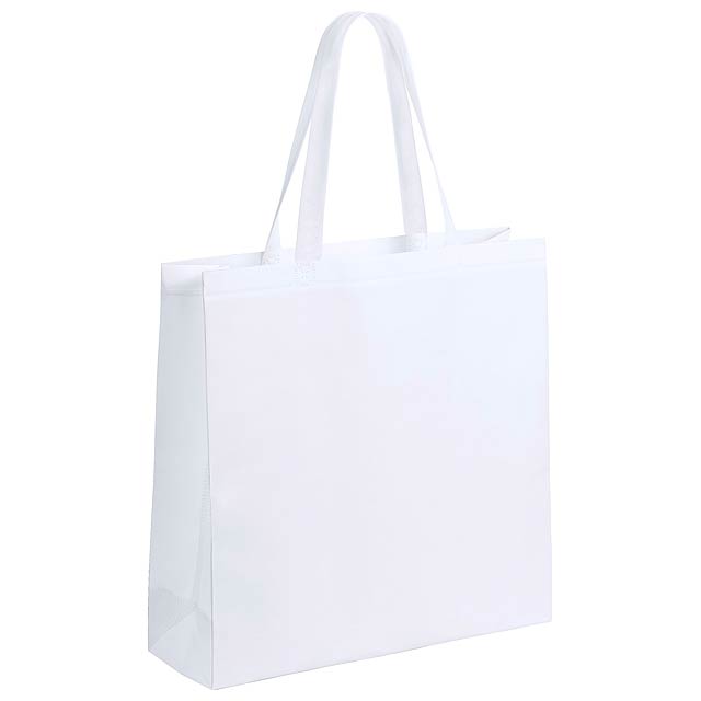 Decal - shopping bag - white