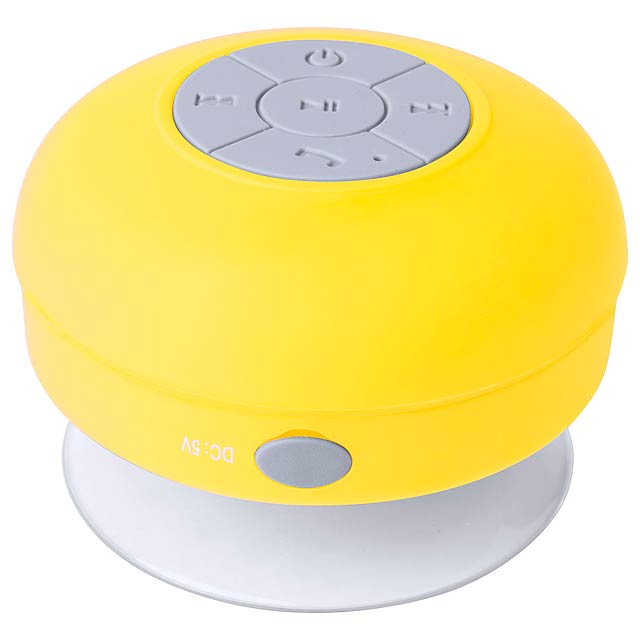 Rariax - splashproof bluetooth speaker - yellow