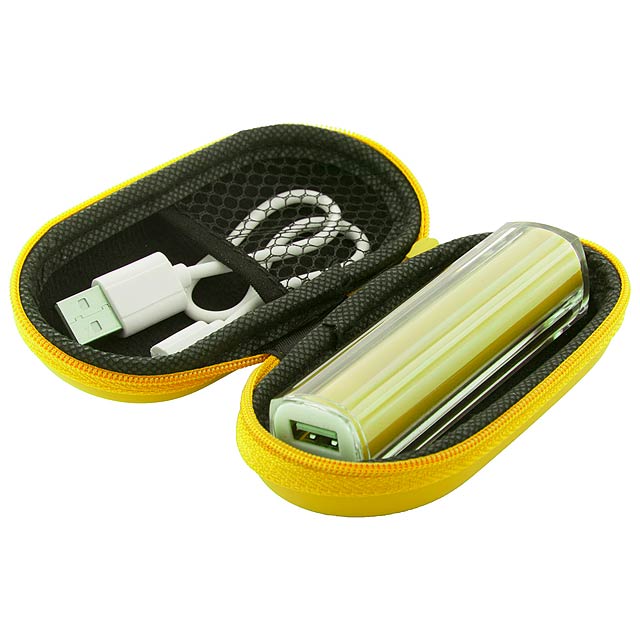 Tradak - USB power bank - yellow