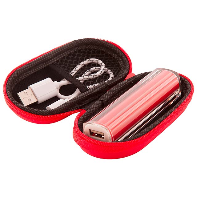 Tradak - USB power bank - red