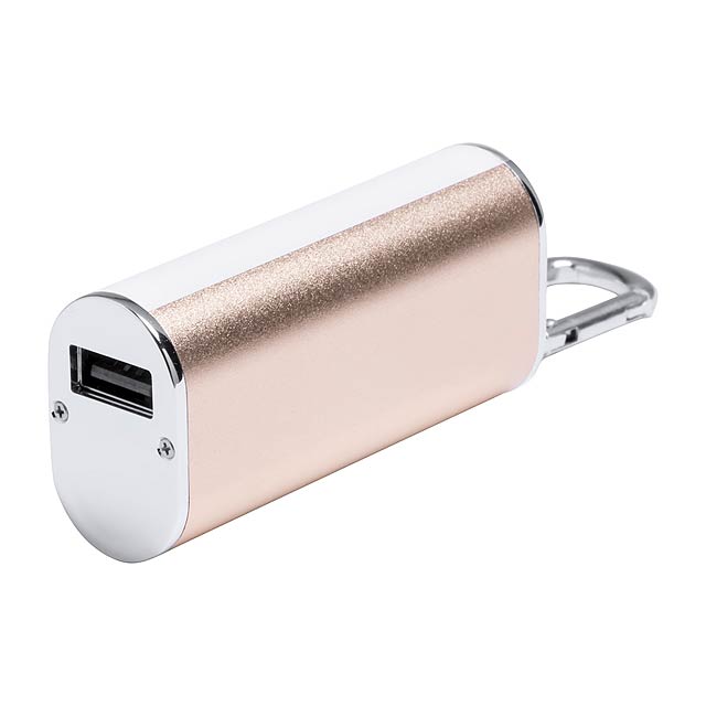 Rockal USB power banka - zlatá