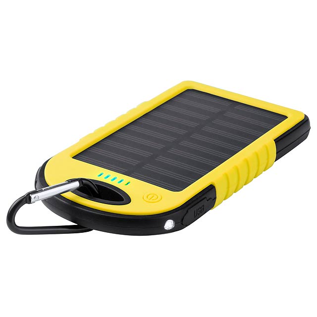 Lenard - USB power bank - yellow