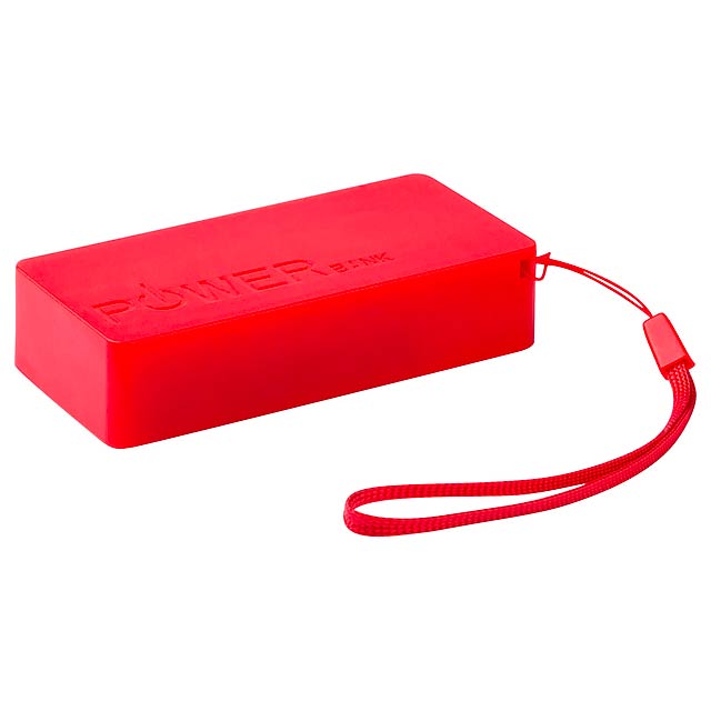 Nibbler - USB power bank - red