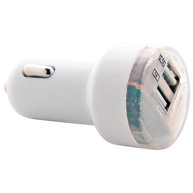 Denom - USB car charger - white