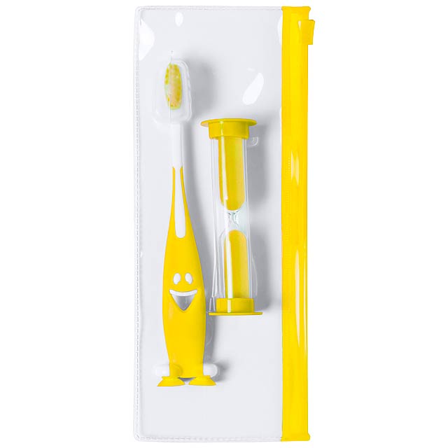 Fident - toothbrush set - yellow