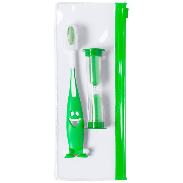 Fident - toothbrush set - green