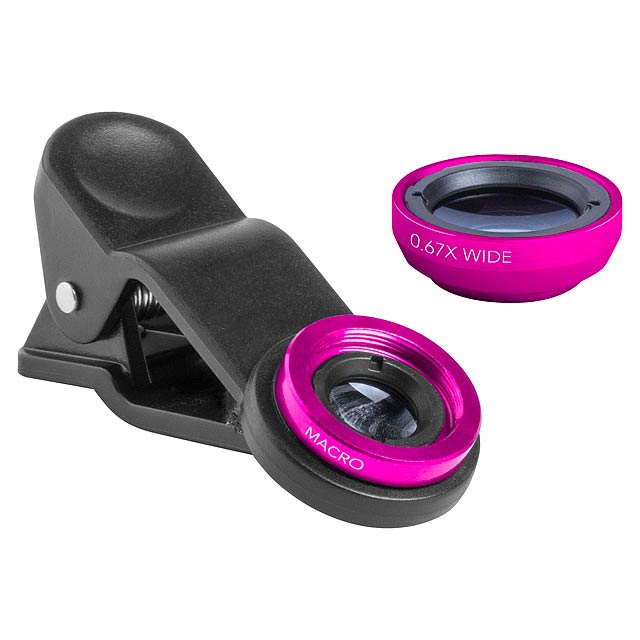 Drian - smartphone lens kit - fuchsia