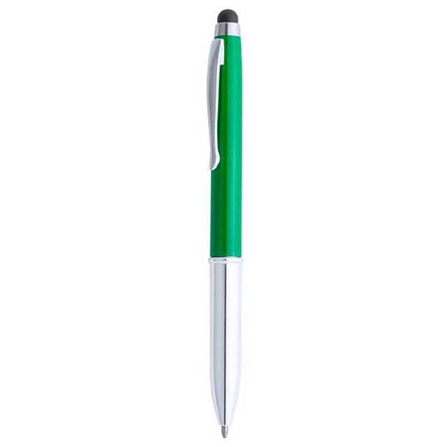 Lampo dotykové kuličkové pero - zelená