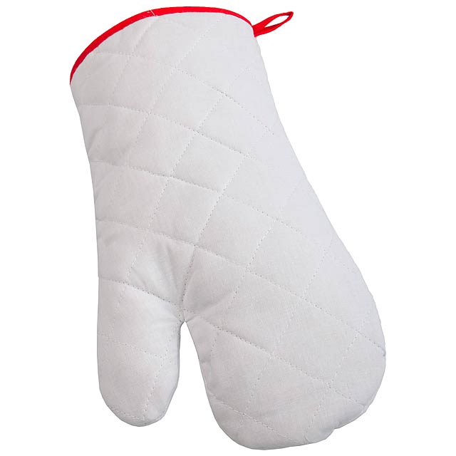 Oven mitt - white