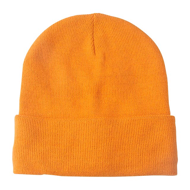Lana zimní čepice - oranžová