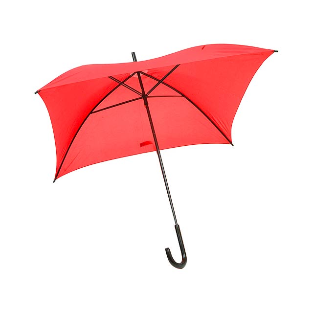 Square čtvercový deštník - červená