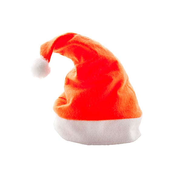 Papa Noel Santa Claus hat - orange