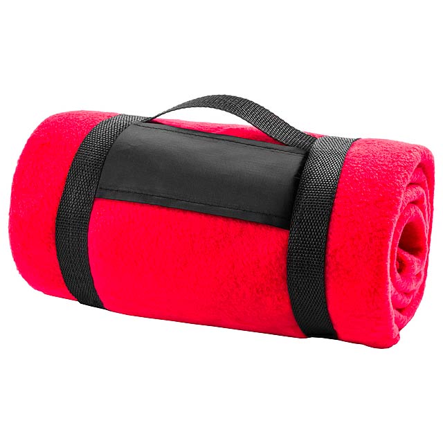 Mountain - polar blanket - red