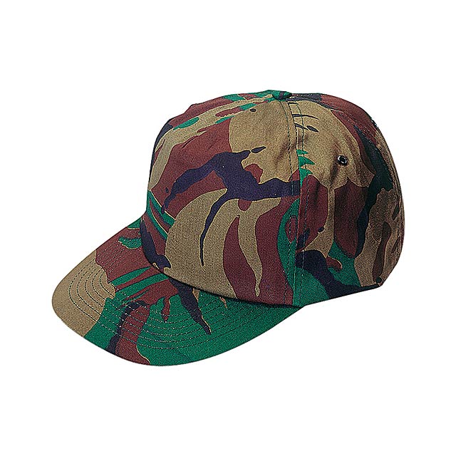 Rambo klobouk z maskáčoviny - multicolor